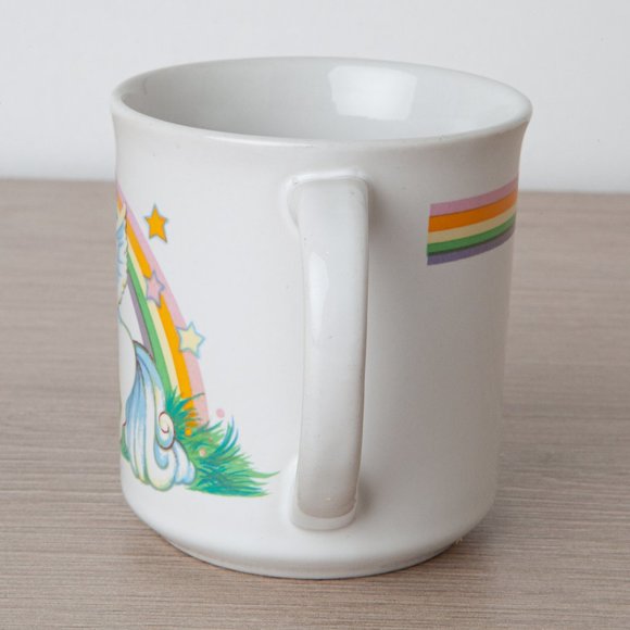 VTG 80s Wallace Berrie Pegasus Rainbow Butterfly Coffee Mug 1982 Fantasy #4907 - Picture 4 of 16